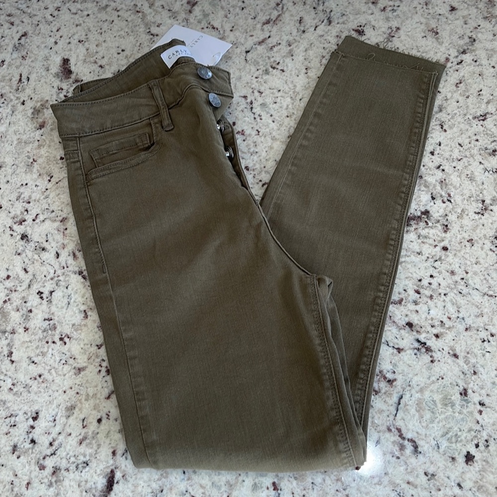Olive green Carly Jean jeans!